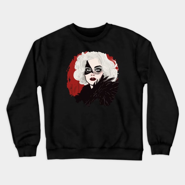 cruella Crewneck Sweatshirt by Pixy Official